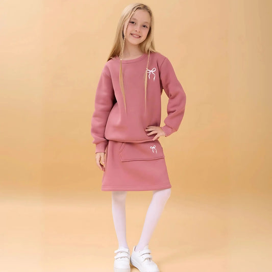 Ensemble fille sweat jupe